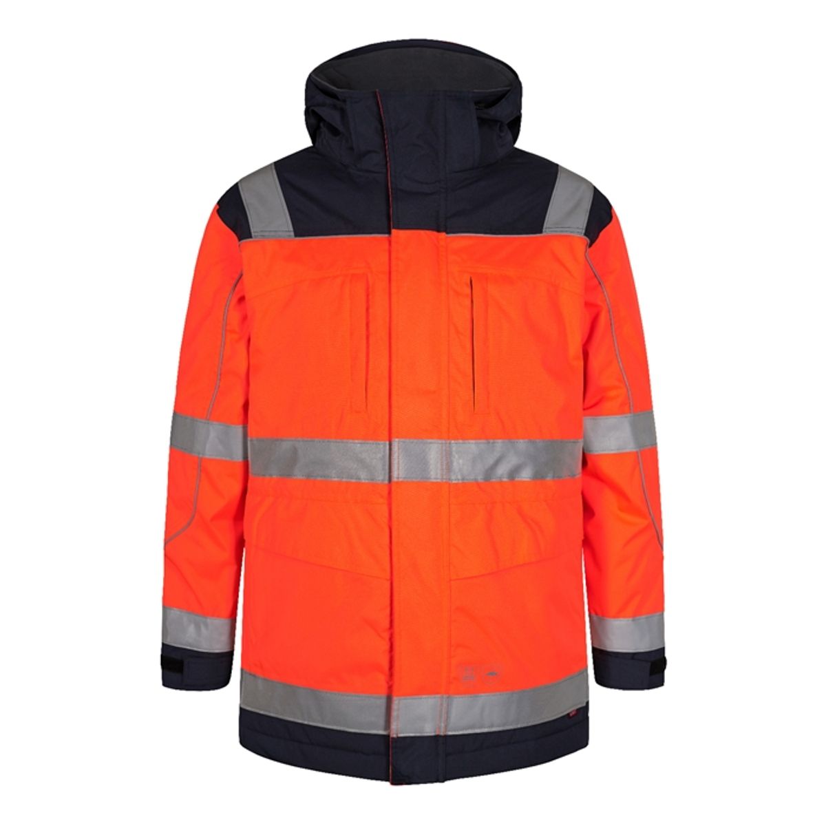 Fe-engel Safety Parkajakke - Orange/marine-2xl