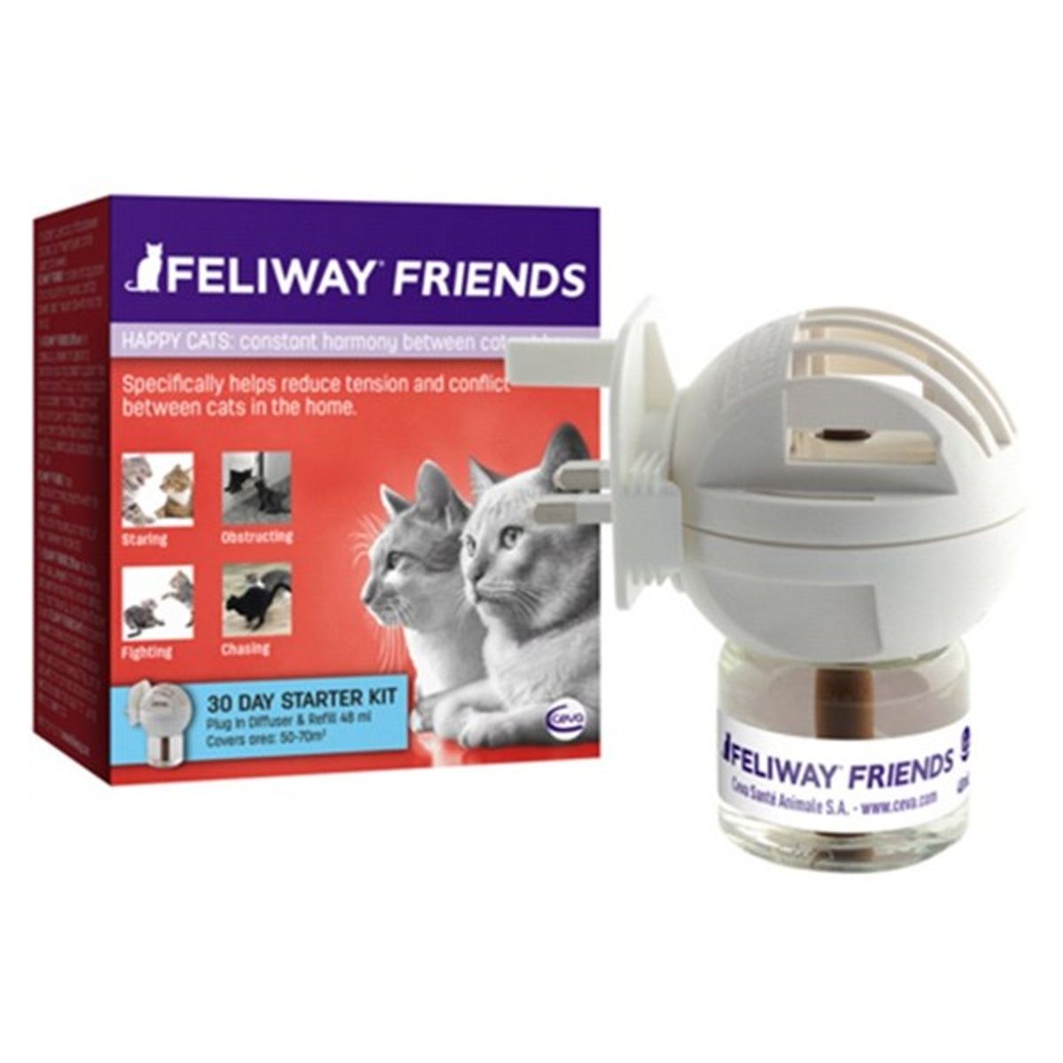 Feliway friends diffusor + refill 48 ml. Til kat