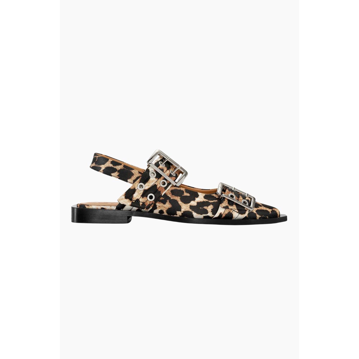 Feminine Buckle Ballerina Print S2947 - Leopard - GANNI - Leopard 40