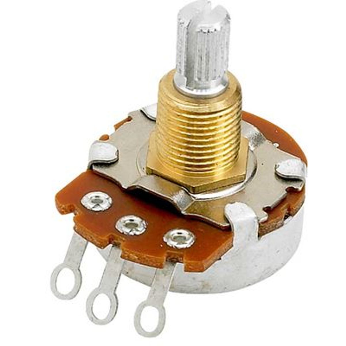 Fender Potentiometer T/V No-Load 250K split Shaft