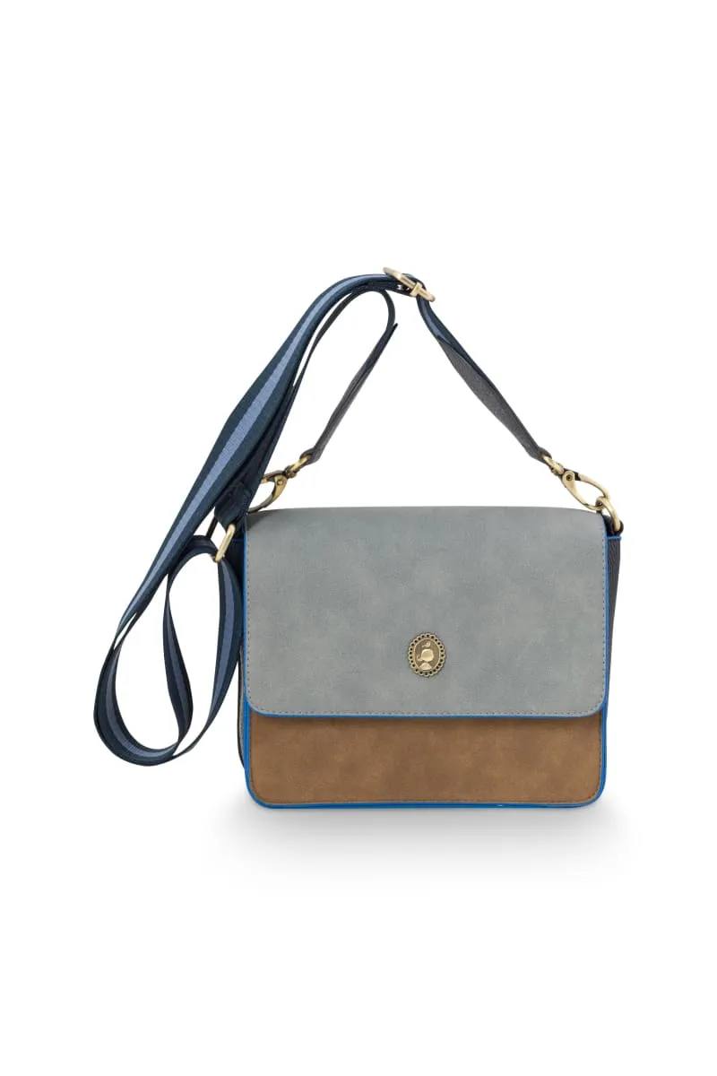 Fenna Cross Body Flap Small Blue 19x6x16cm