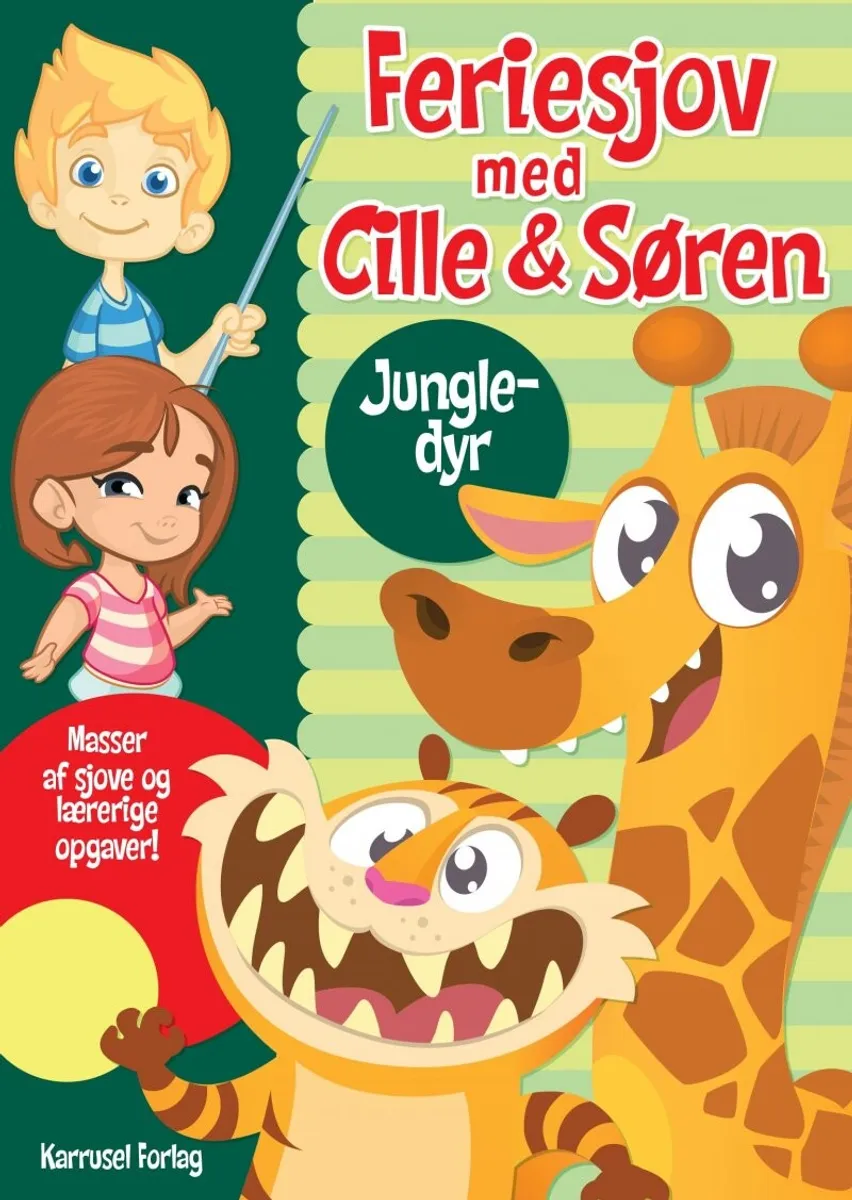 Feriesjov Med Cille Og Søren - Jungledyr - Diverse - Bog