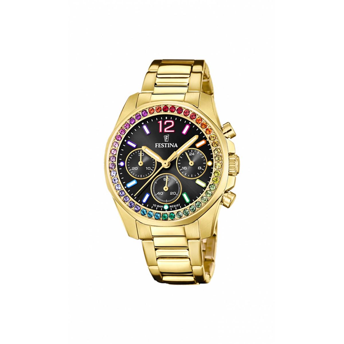 Festina - Rainbow ur 38 mm Guld