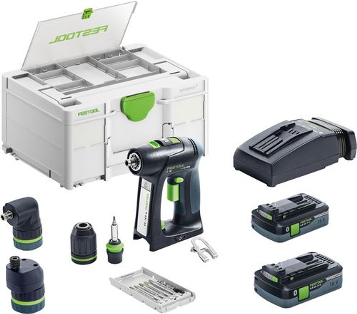 Festool Akku bore-/skruemaskine C 18 HPC 4,0 I-Set