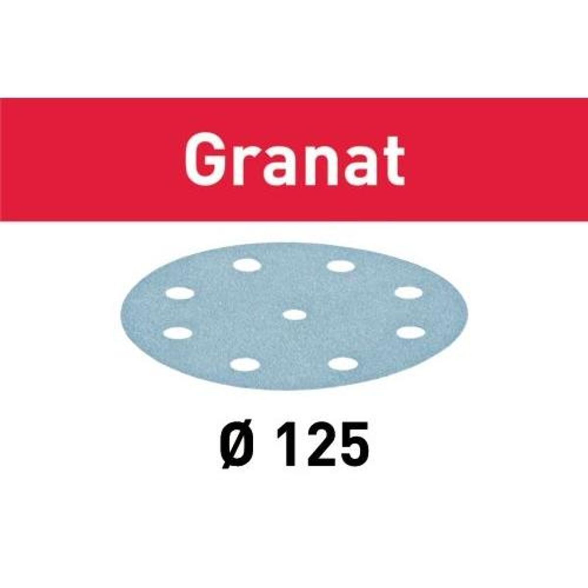 Festool StickFix-slibepapir Ø 125 mm Granat P120