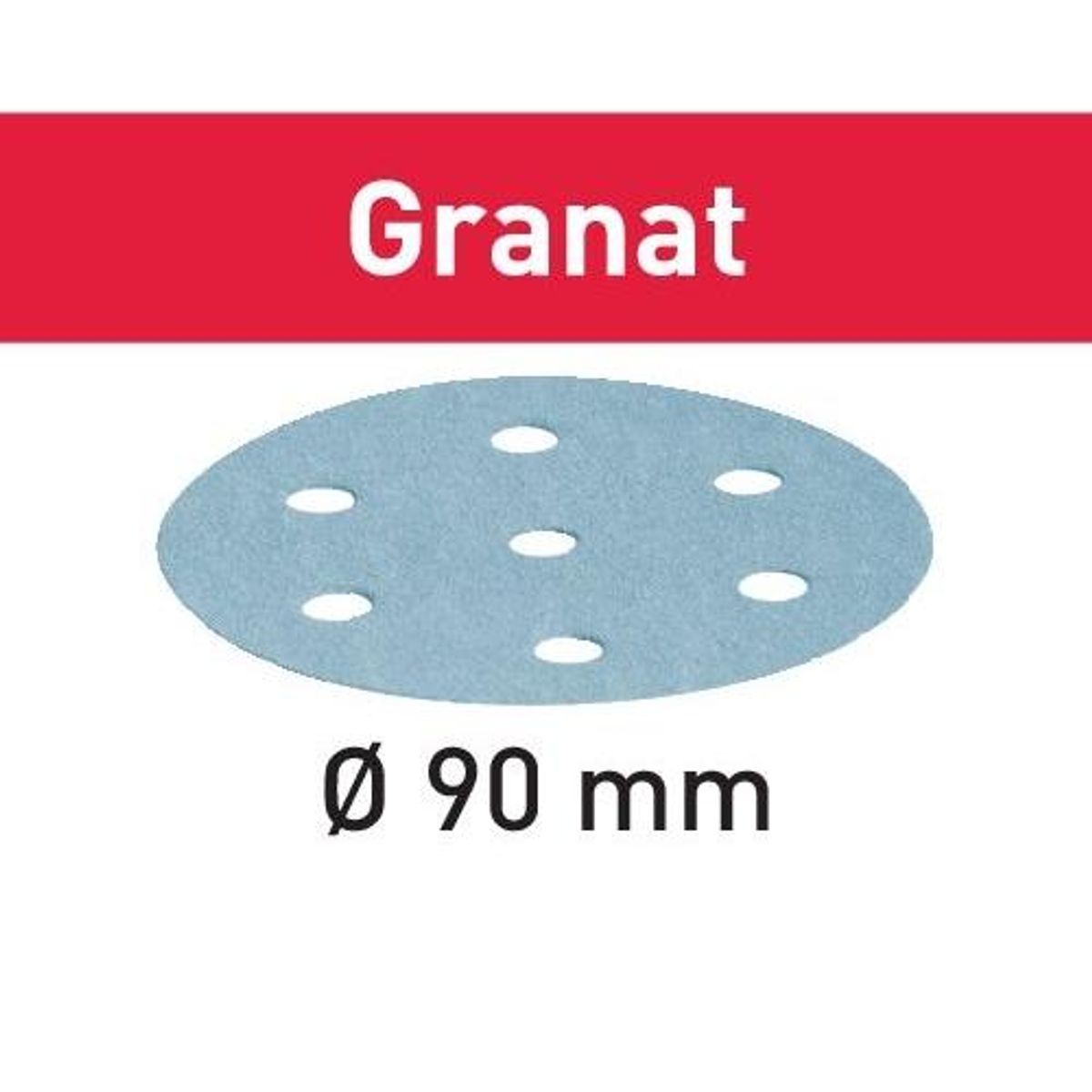 Festool StickFix-slibepapir Ø 90 mm Granat K500