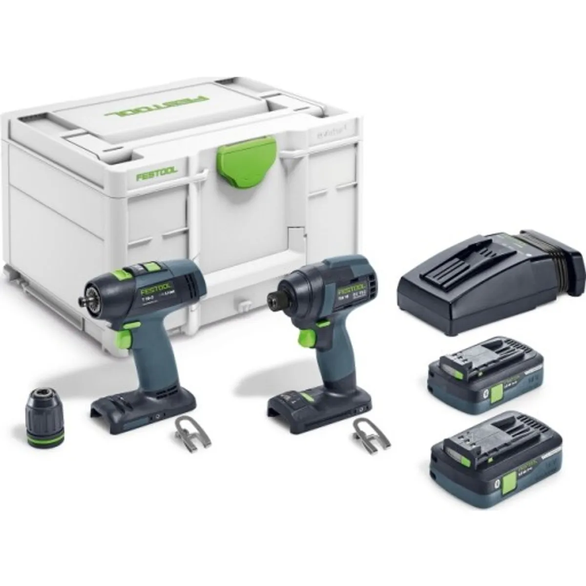 Festool TID 18 HPC 4,0 I-Set T18 kombipakke slagbor/skru