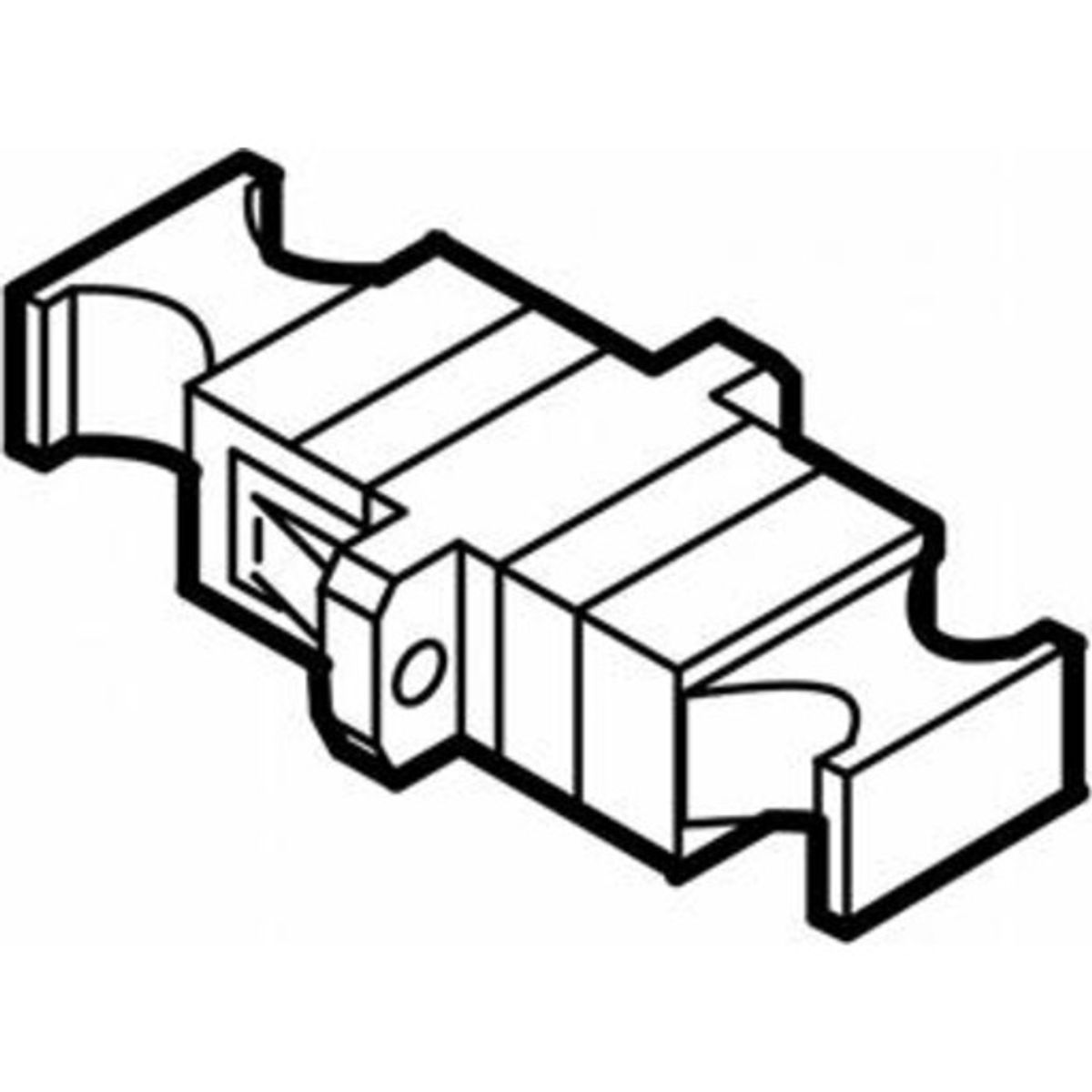 FIBERADAPTER SC MM SIMPLEX