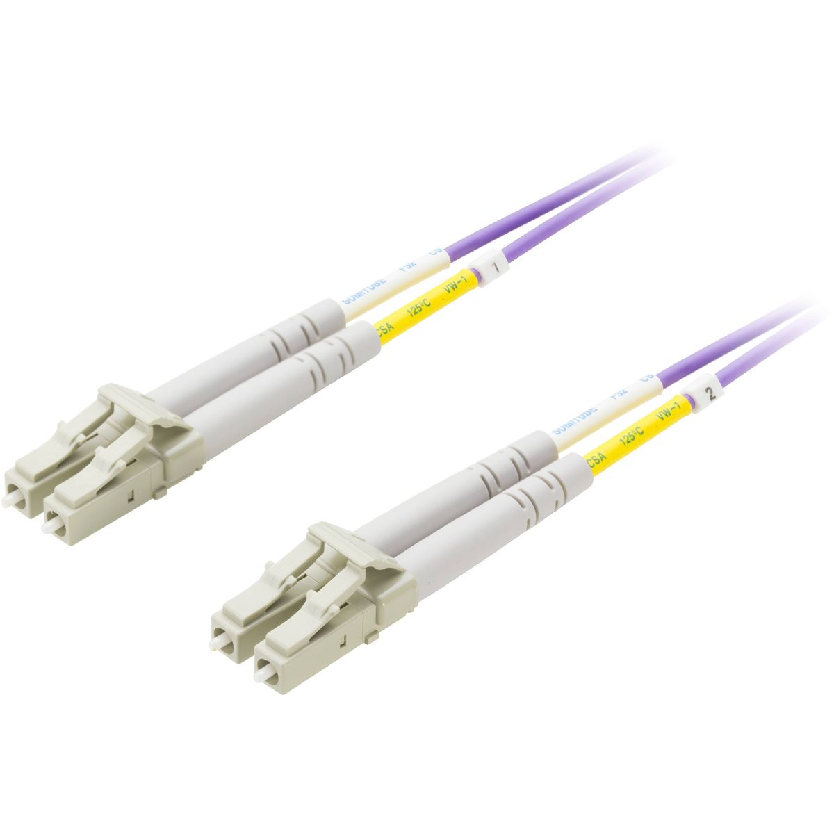 Fiberkabel - LC - LC - 50/125 - OM4 - duplex - multimode - 10m