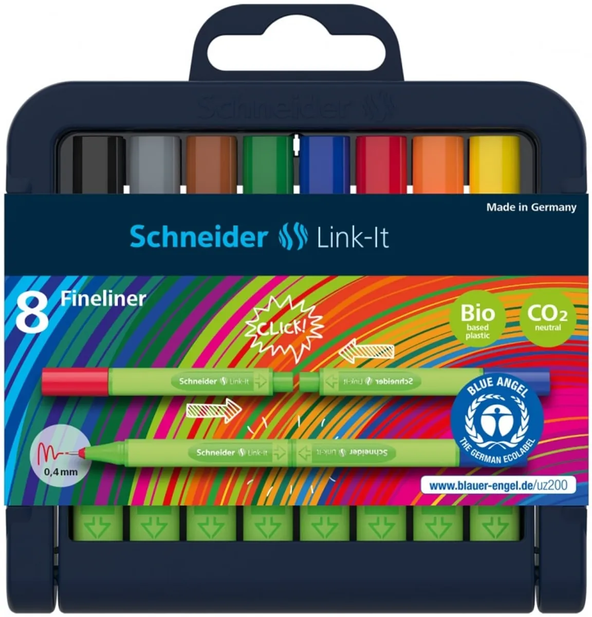 Fiberpen SCHNEIDER Link-It 1,0mm Farvemix.