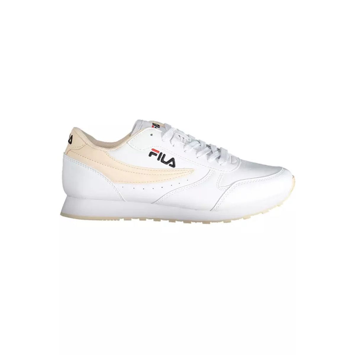 Fila Chic White Lace-Up Sports Sneakers