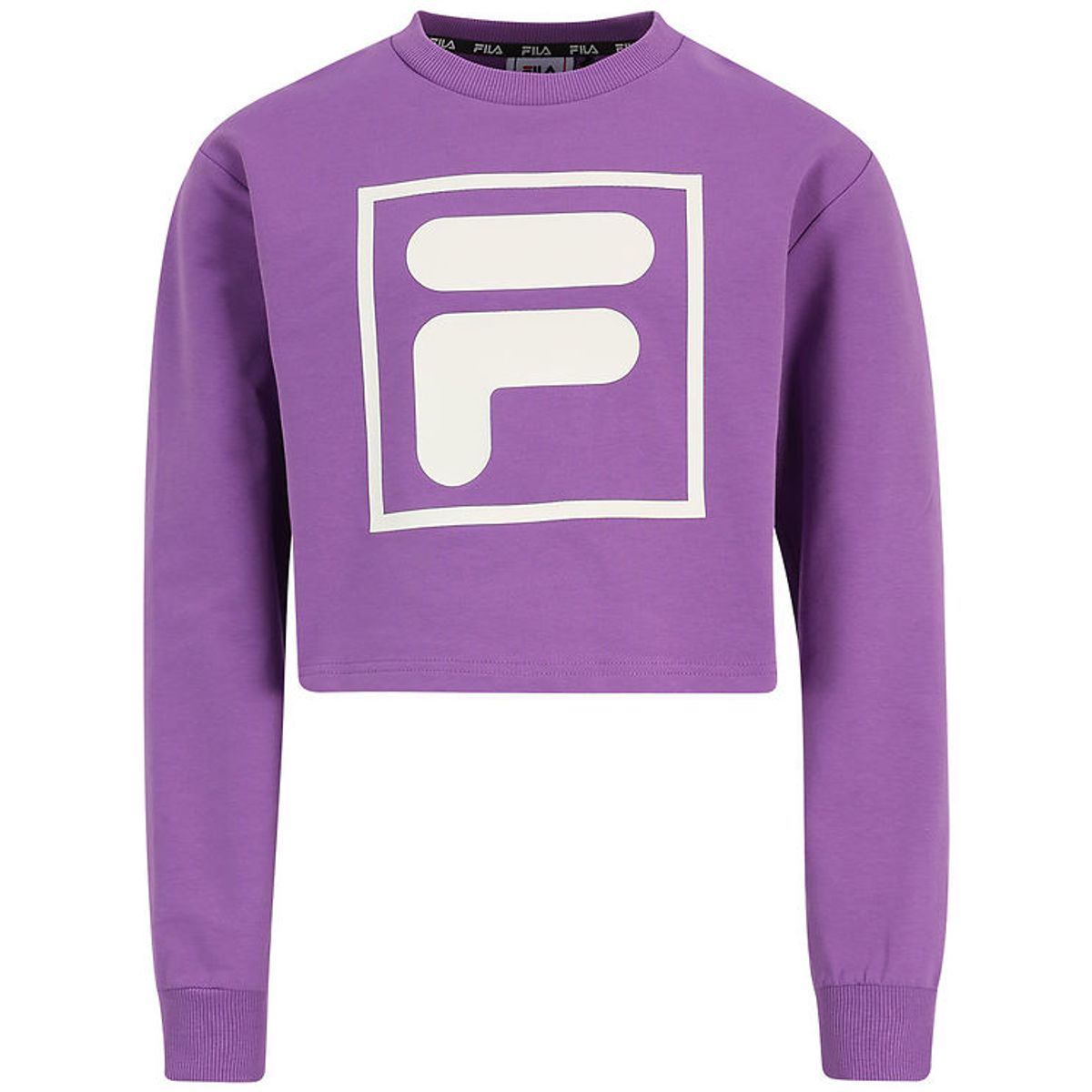 Fila Sweatshirt - Laubach Cropped Crew - Dewberry