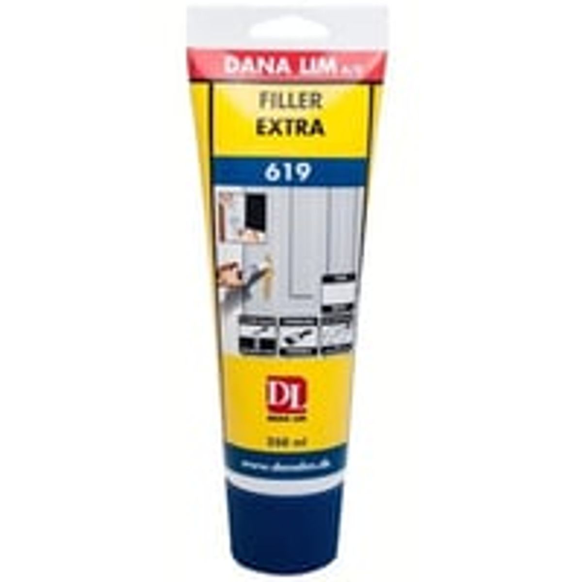 Filler extra 619 250ml hvid