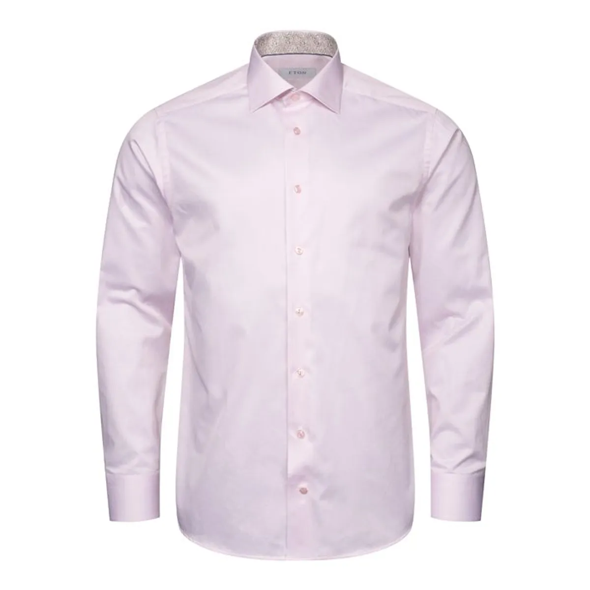 Fine Striped Signature Twill Floral Effect Shirt