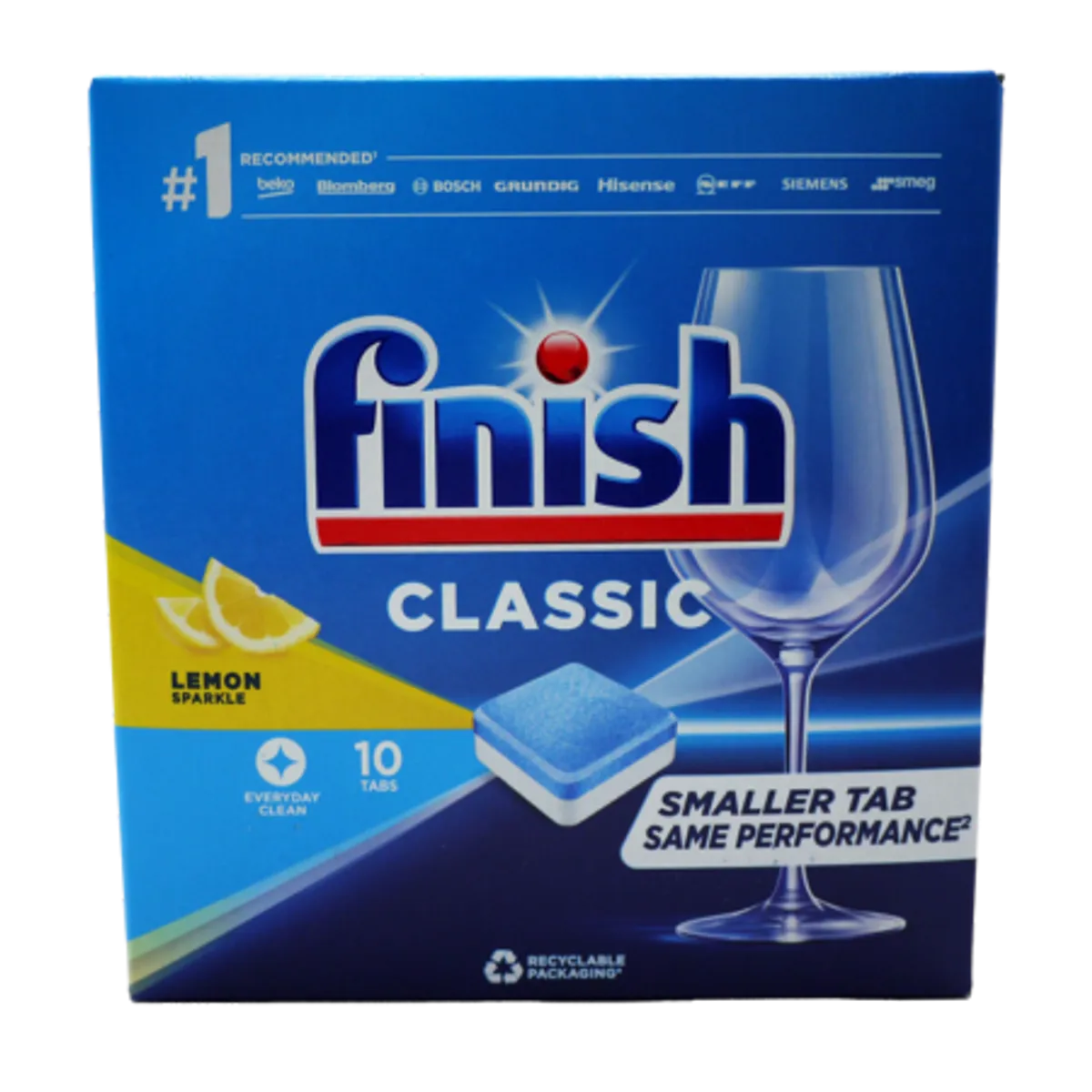 Finish Classic Lemon Opvasketabs - 10 stk