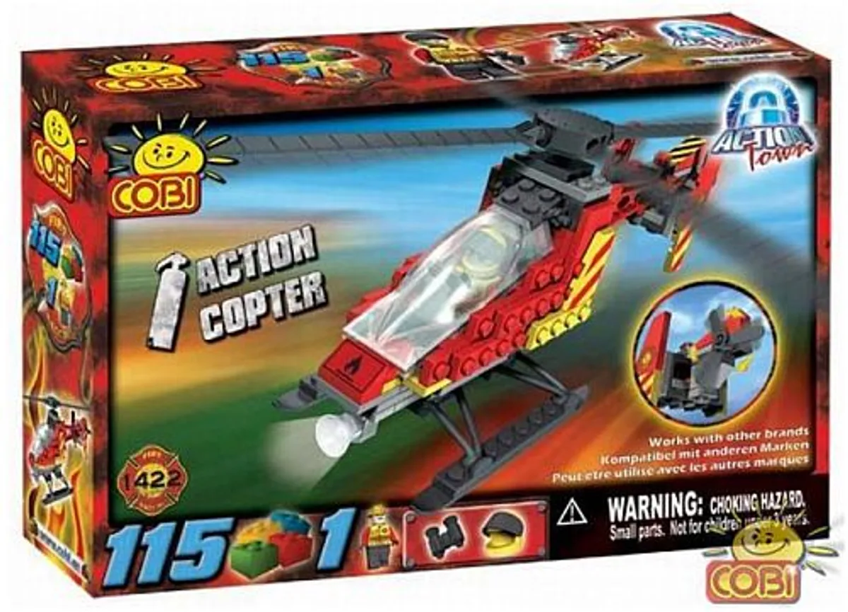 Fire Squad Action Helicopter (COBI Construction Blocks)