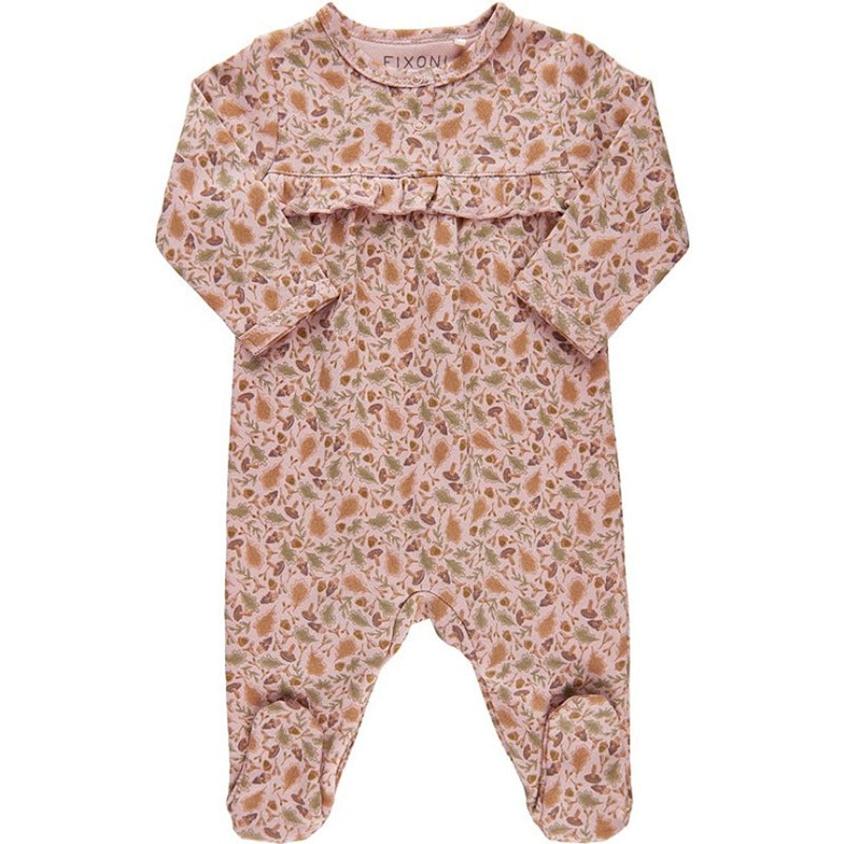 Fixoni - Heldragt Romper LS - Pale Mauve - 80