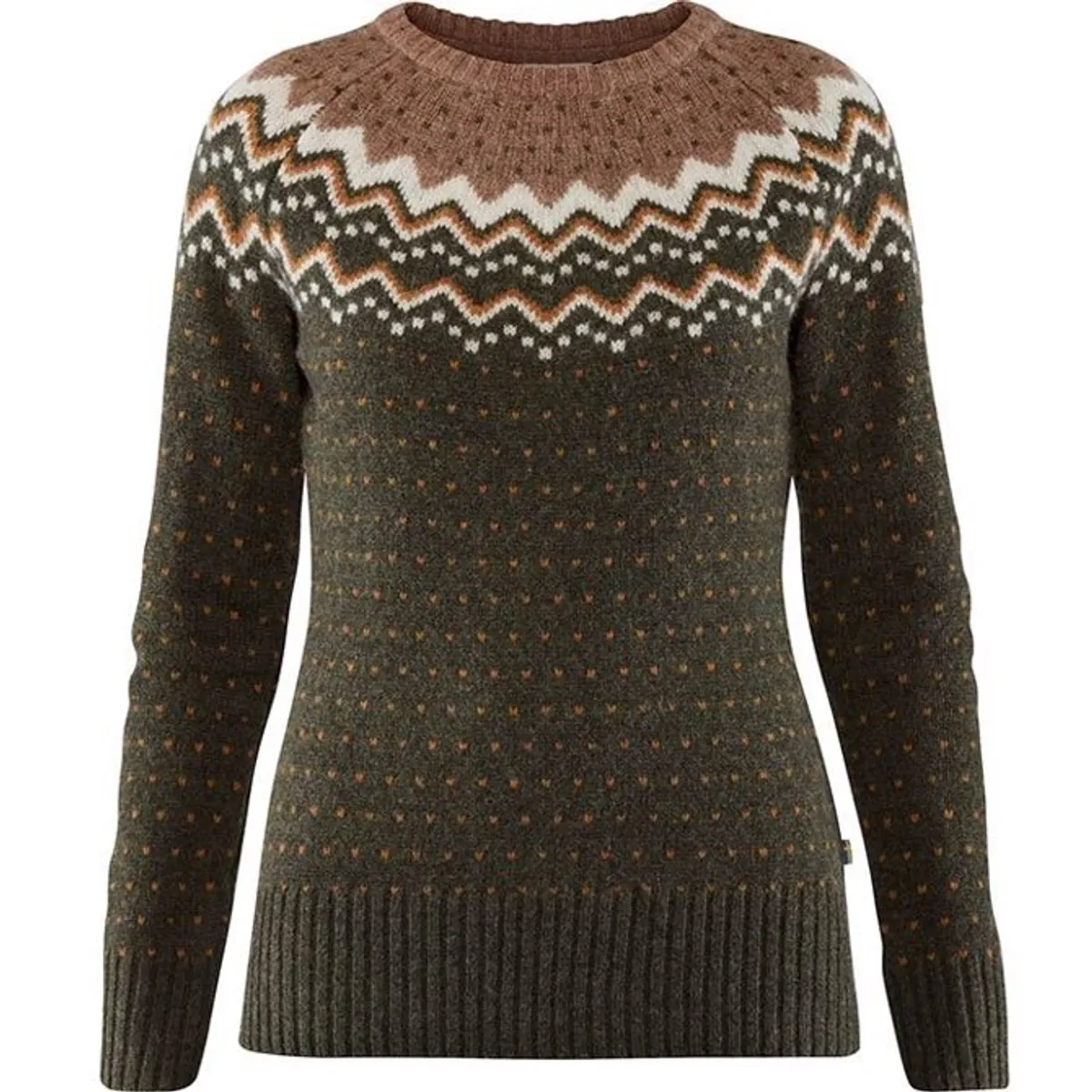 Fjällräven Övik Knit Sweater W-deep forest-XL - Trøjer