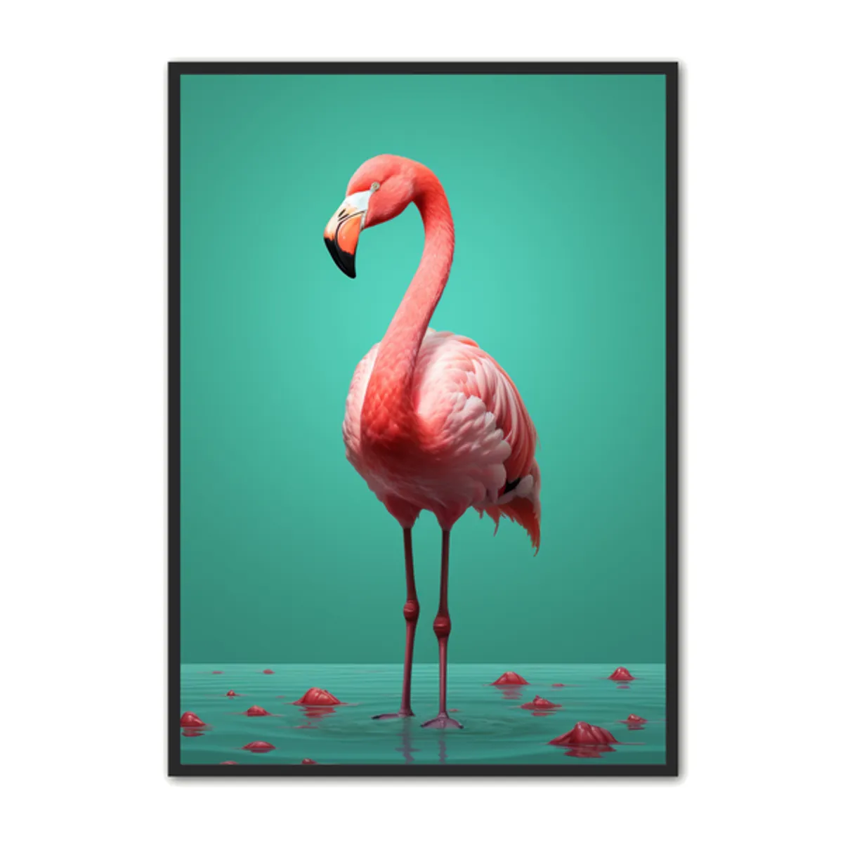 Flamingo Plakat 7 - Dyreplakater