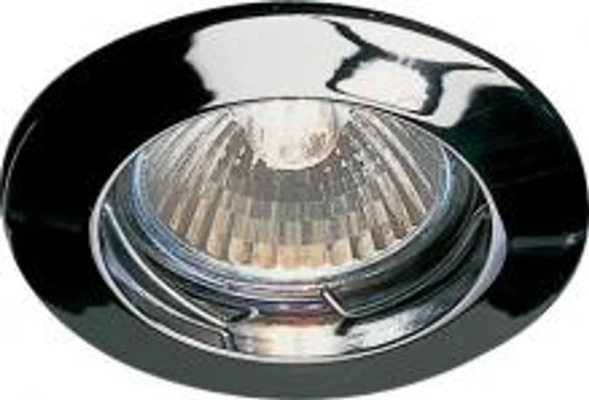 FLASH LIGHT DOWNLIGHT DL 81 BØRSTET STÅL 35W 12V