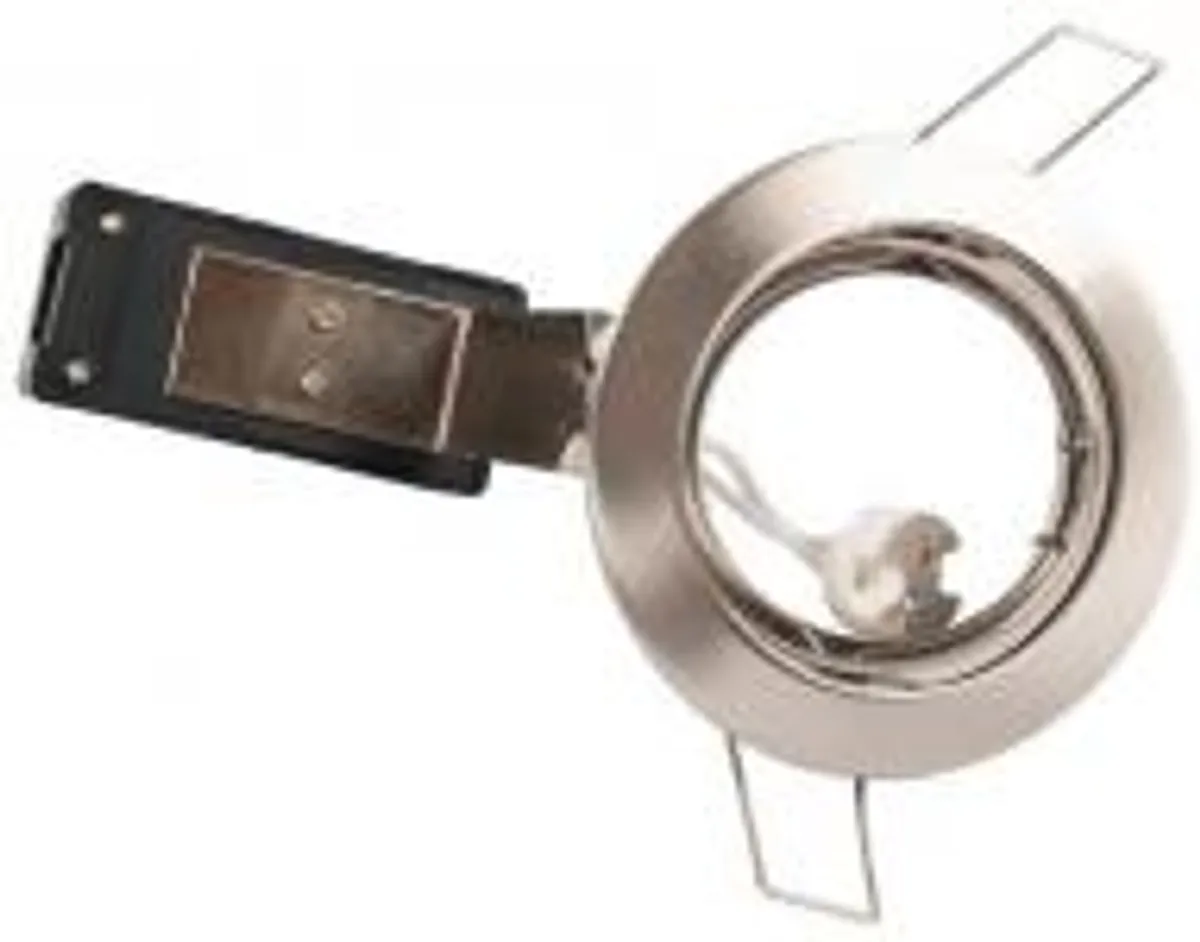 FLASH LIGHT DOWNLIGHT DL 83 BØRSTET STÅL 12V 35W (83MM)