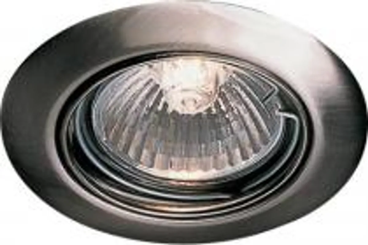 Flash Light Downlight DL67, ø67mm, 12v, kipbar, max 20w - Børstet