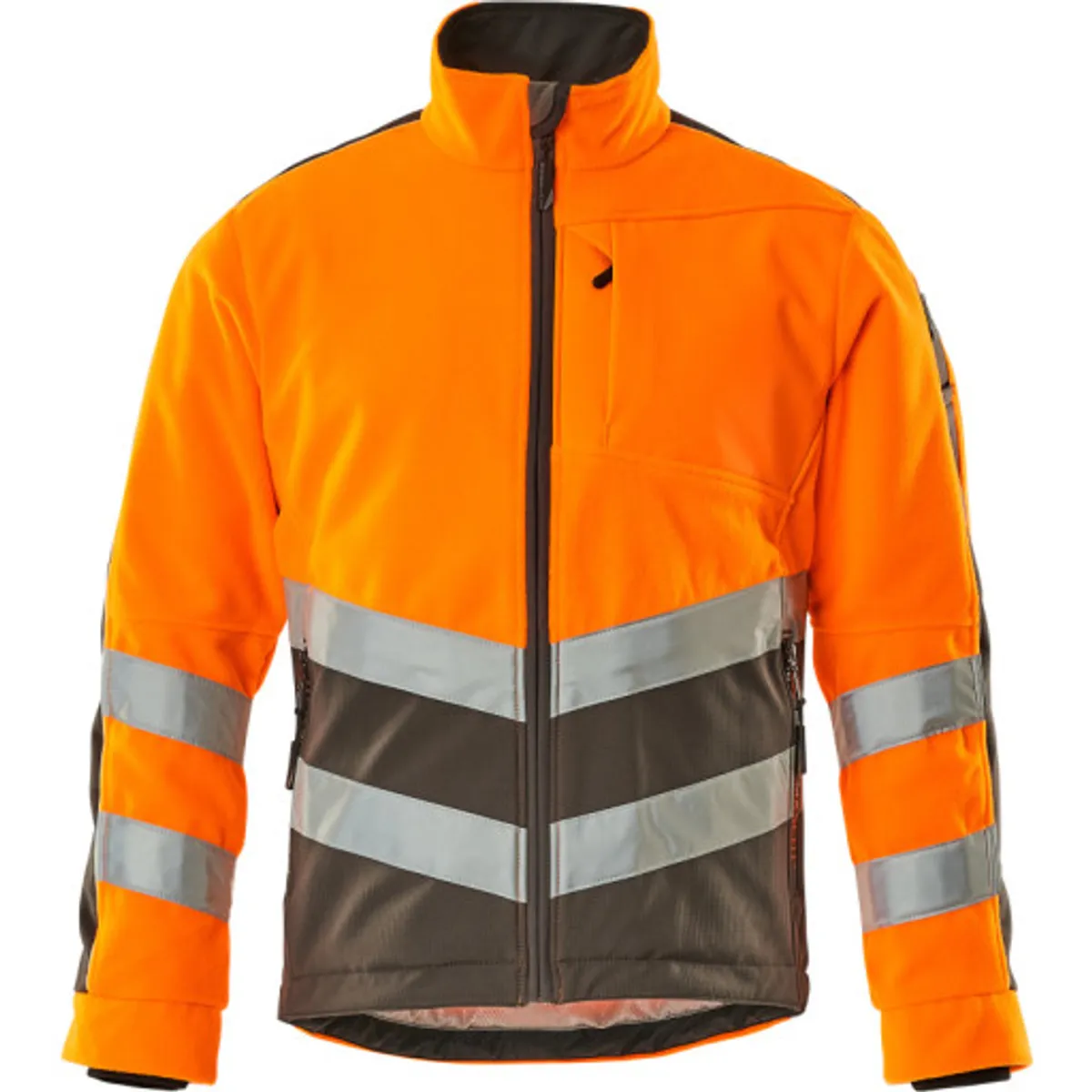 FLEECEJAKKE,4XL,HI-VIS ORANGE/