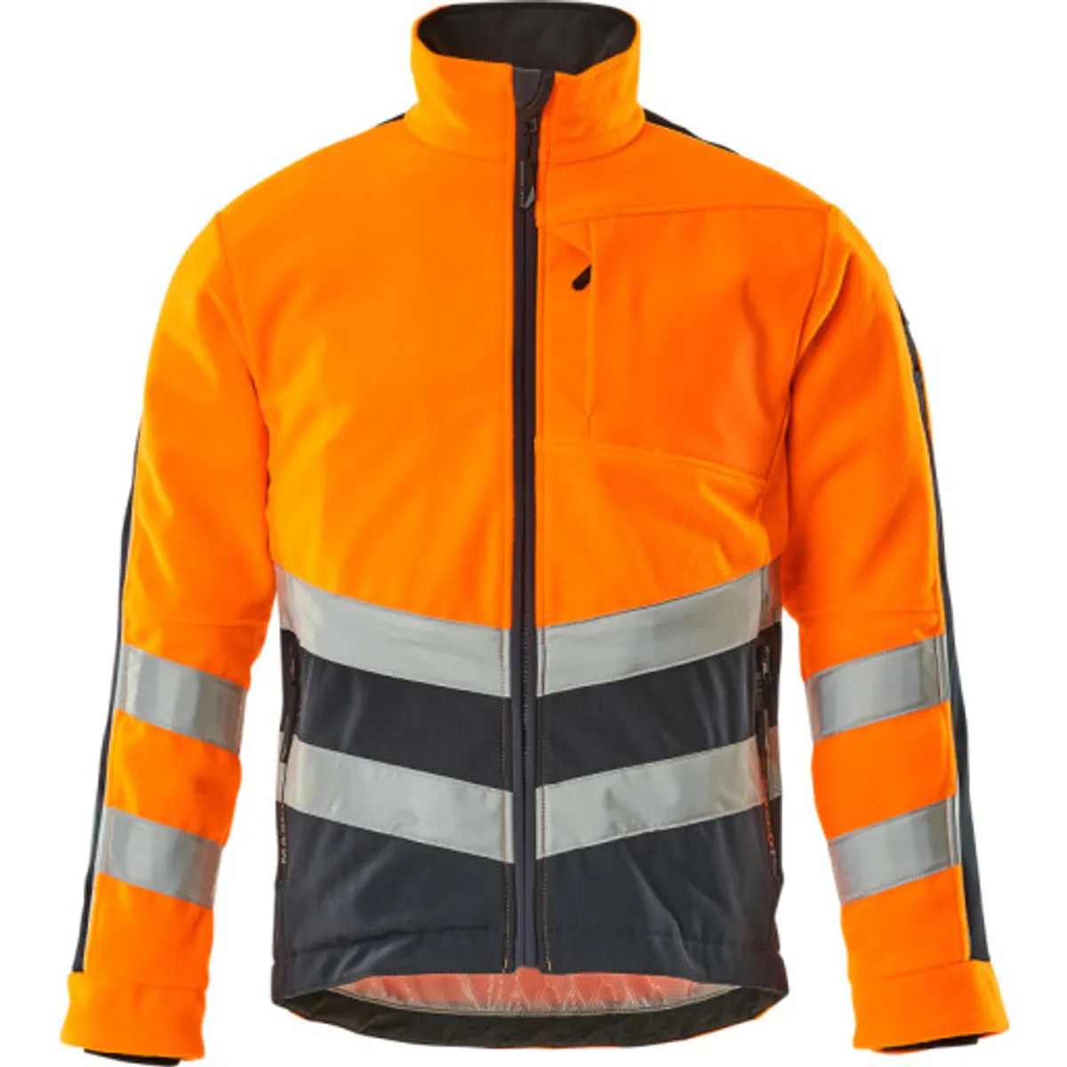 FLEECEJAKKE,4XL,HI-VIS ORANGE/