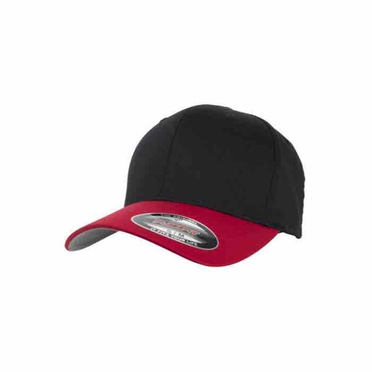 Flexfit Cap 6277 Black/red_Small/medium