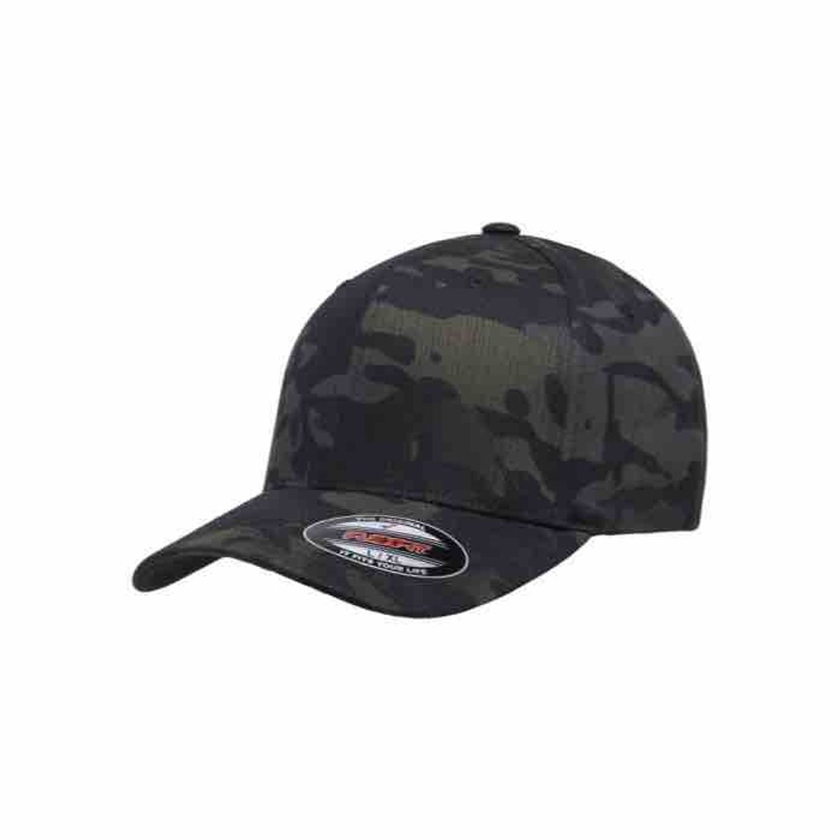 Flexfit Cap Camo Black_Large/x-large