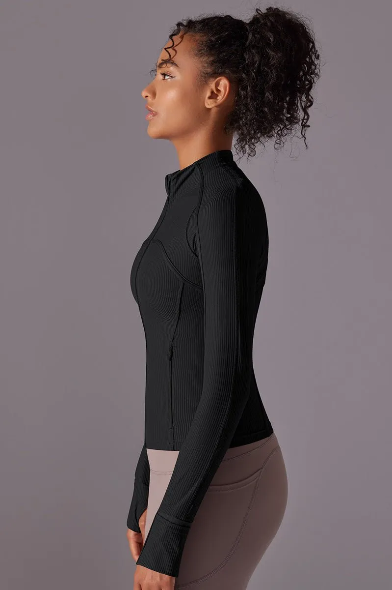 FlexiZip Compression Jacket Black - Small (S) / Black