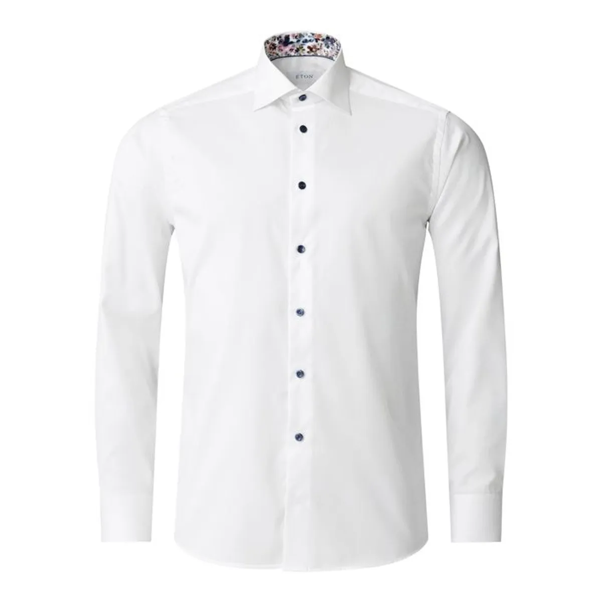 Floral Effect Signature Twill Shirt