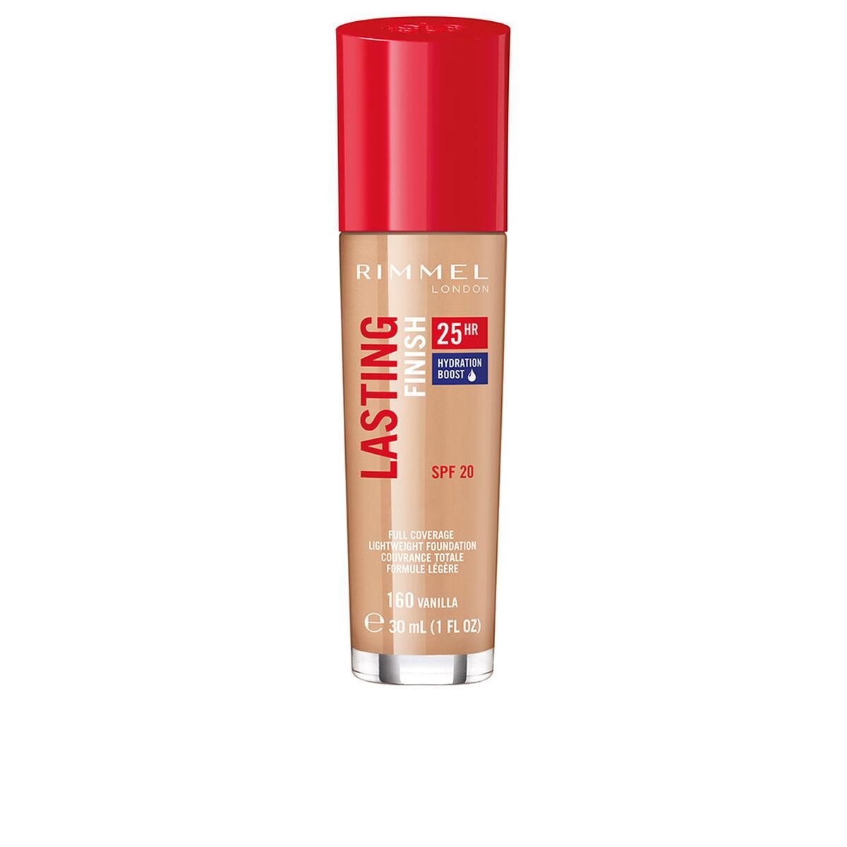 Flydende makeup foundation Rimmel London Lasting Finish Nº 160 Spf 20