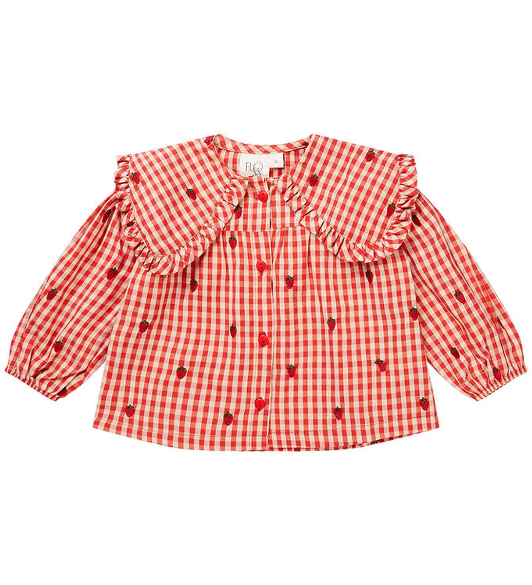 Flöss Bluse - Molly - Berry Gingham