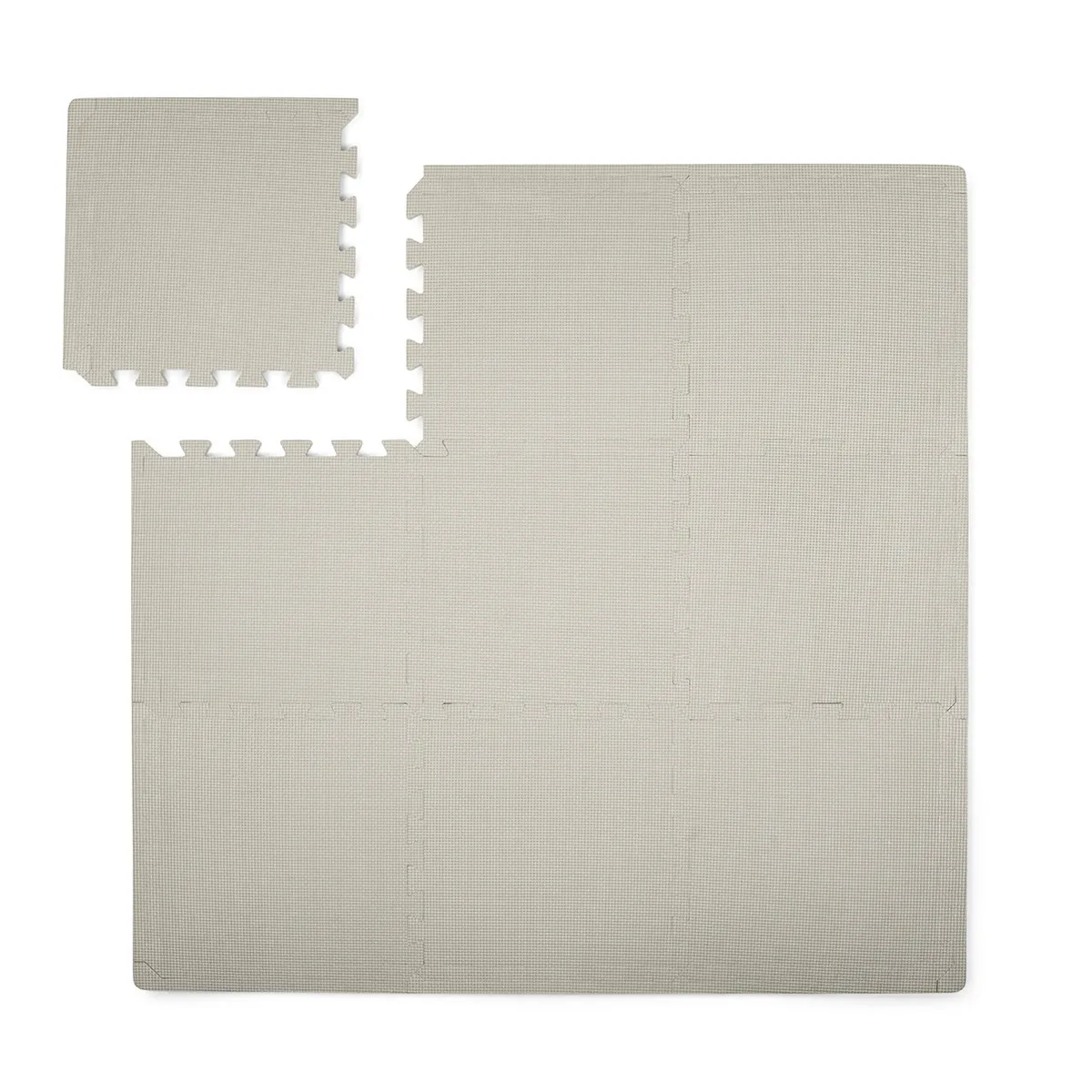 Foam play mat square - Light grey