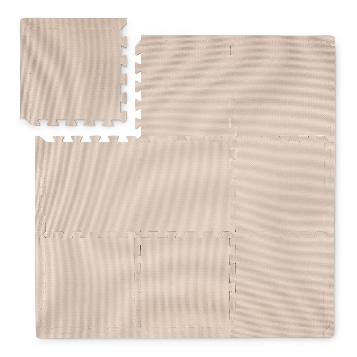 Foam play mat square - Warm sand