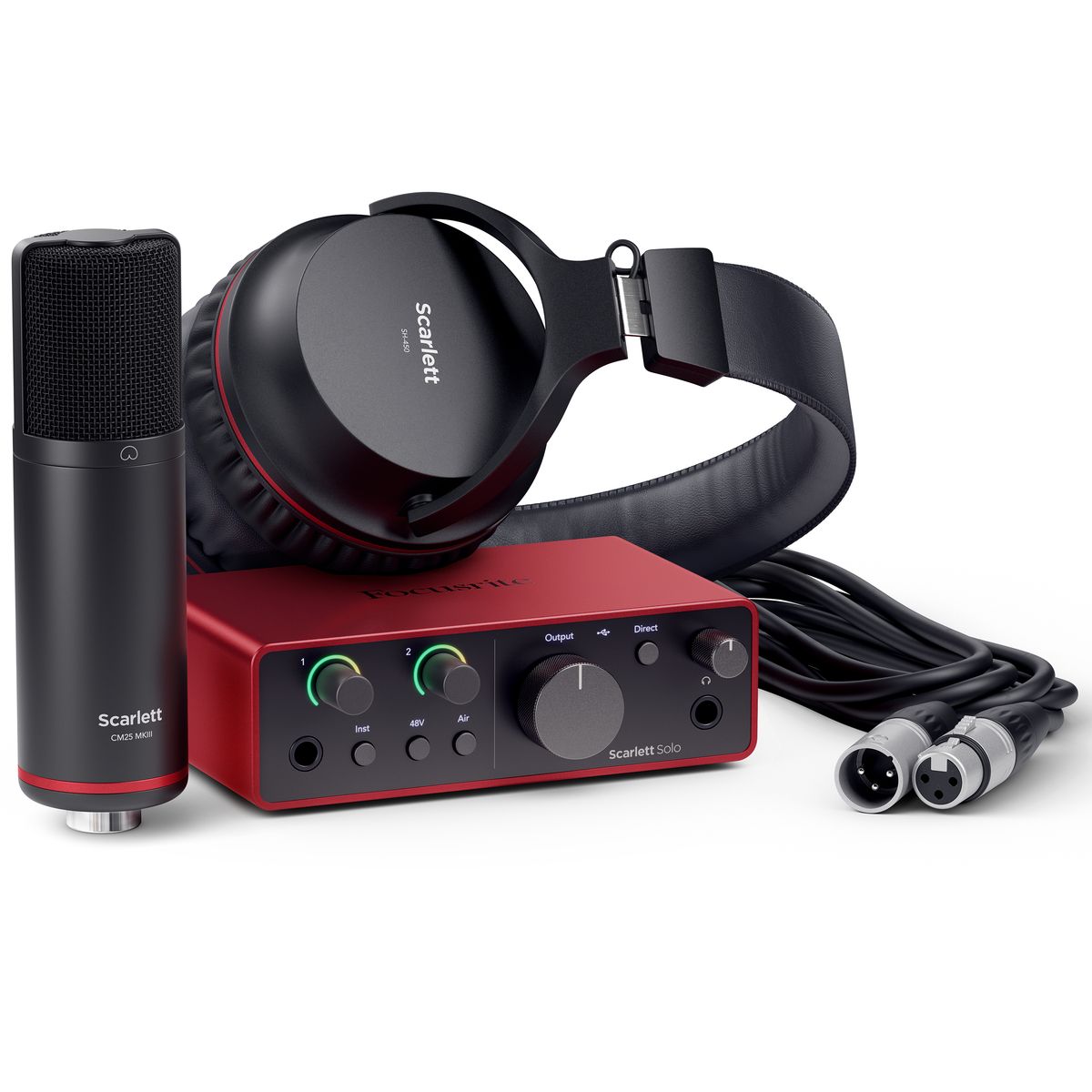 Focusrite Scarlett Solo Studio 4th Gen Lydkort Bundle