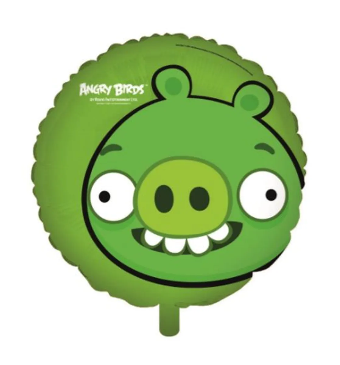 Folieballon (Helium) // Foil Balloon: "Angry Birds-Green Pig 45cm" - Topkvalitet