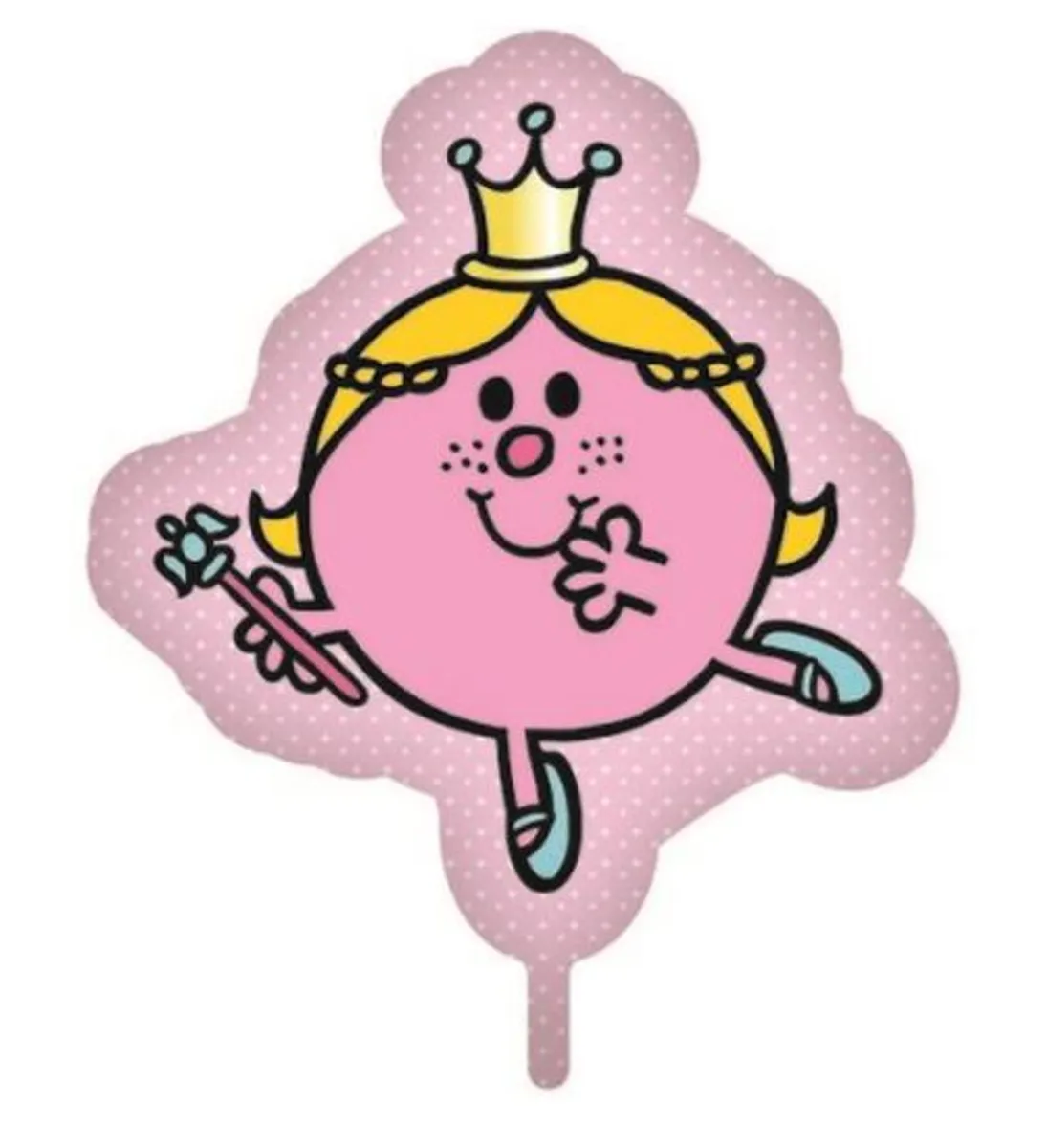 Folieballon (Helium) // Foil Balloon: "Little Miss Princess-Supershaped" - Topkvalitet