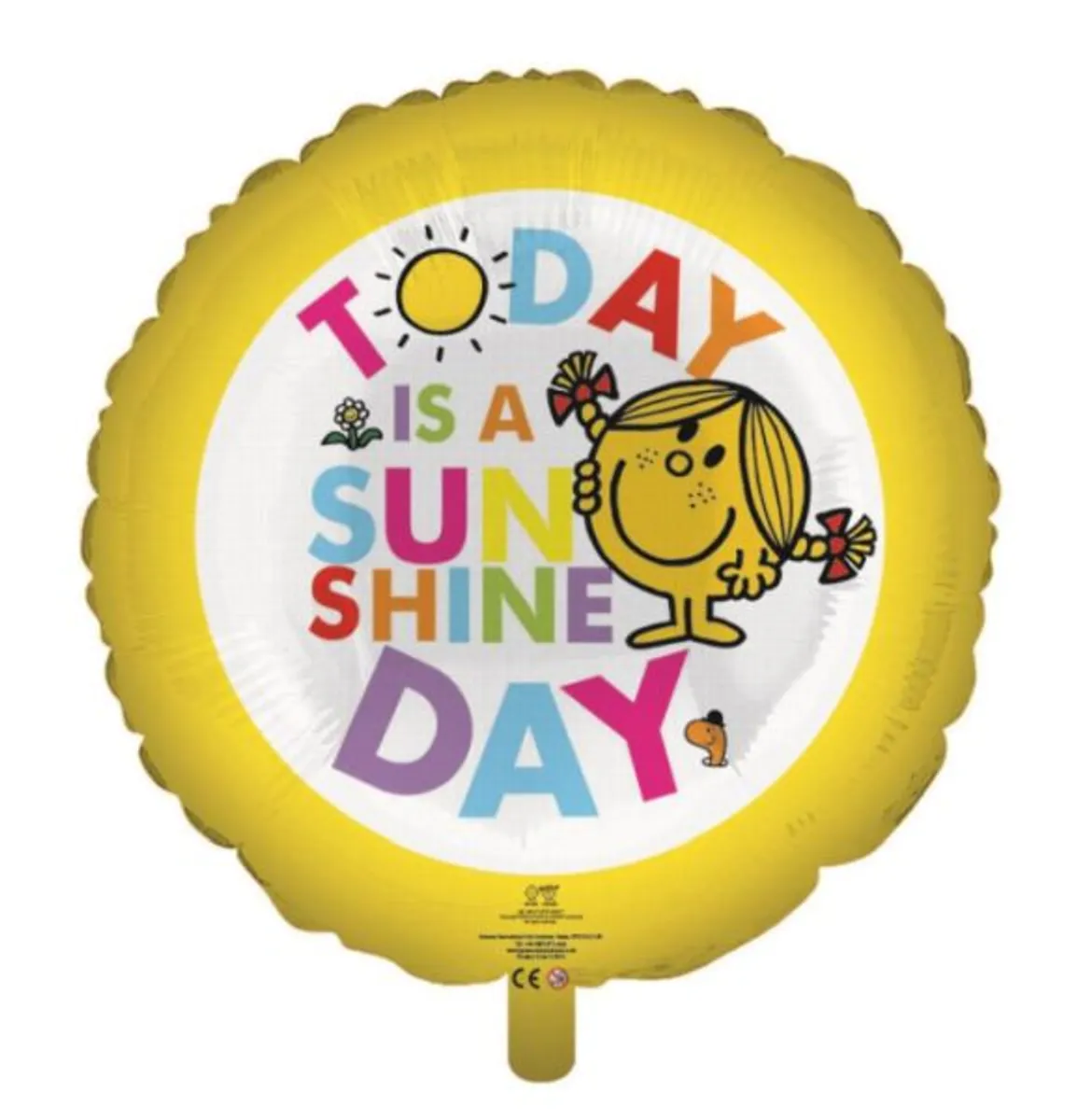 Folieballon (Helium) // Foil Balloon: "LITTLE MISS-TODAY IS A SUNSHINE" - Topkvalitet