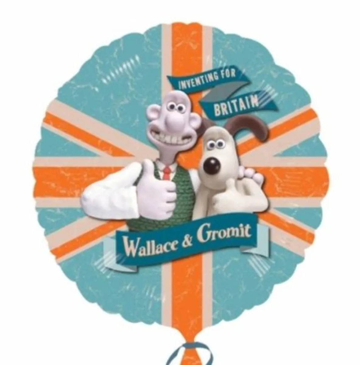 Folieballon (Helium) // Foil Balloon: "Wallace & Gromit&quot; - Topkvalitet