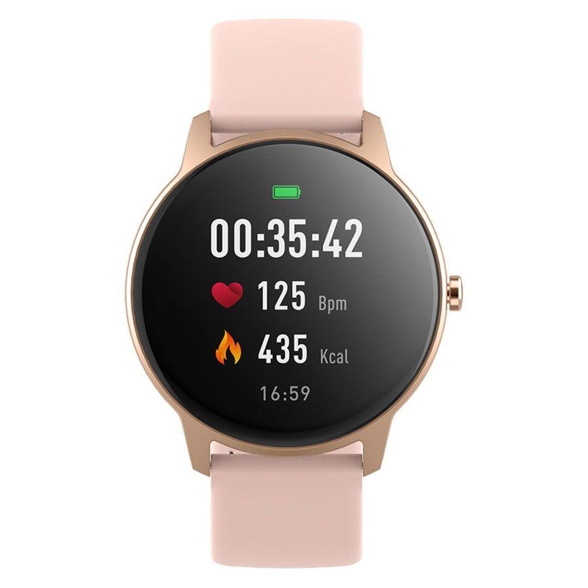 Forever ForeVive 2 Slim SB-325 Dame Smartwatch, Rose Gold