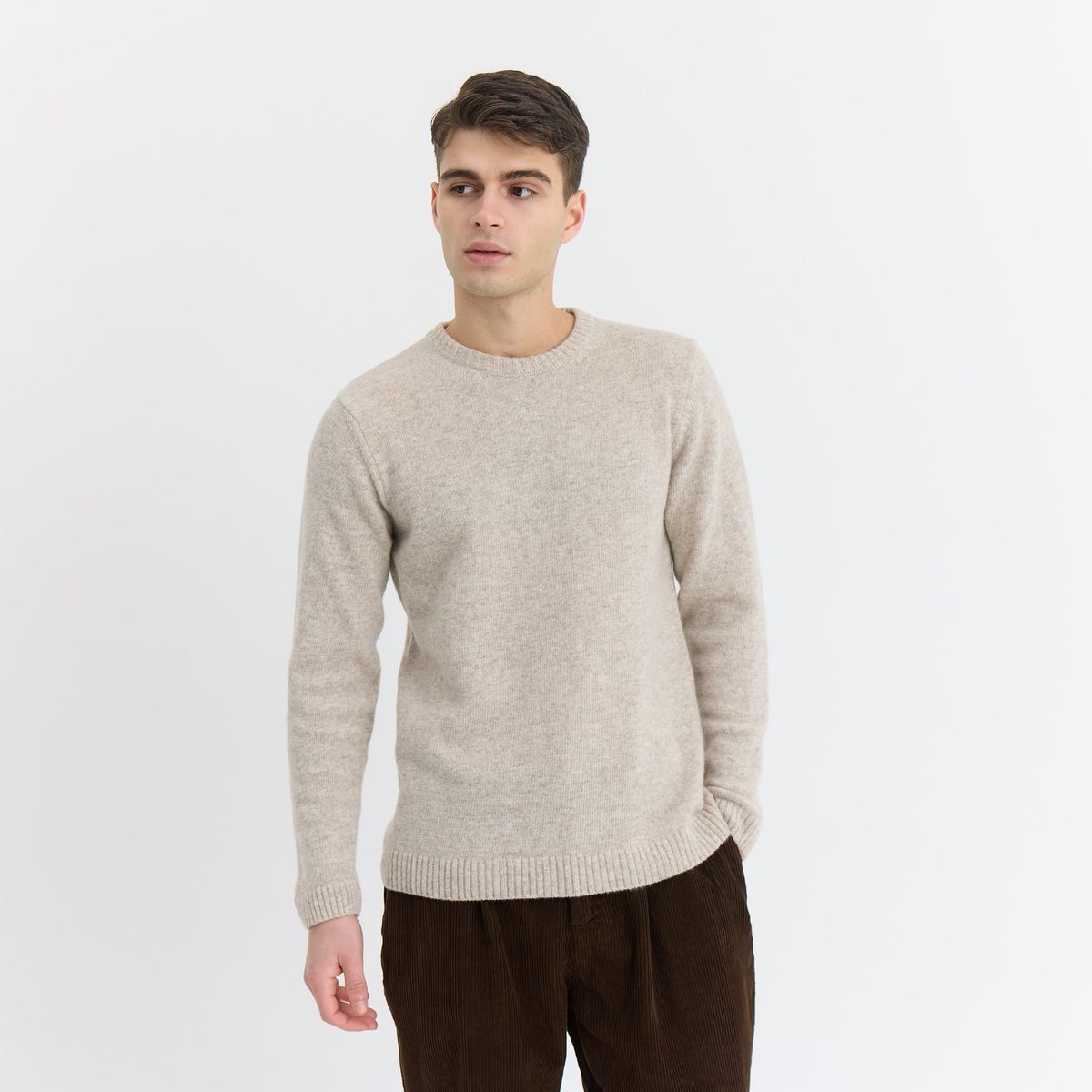 Franz O-neck Wool Knit - XXL