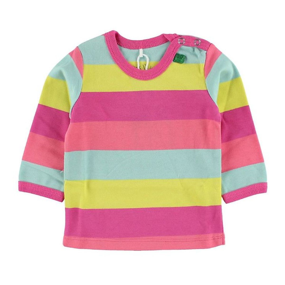 Freds World Bluse - Gul/Pink/Mint Stribet