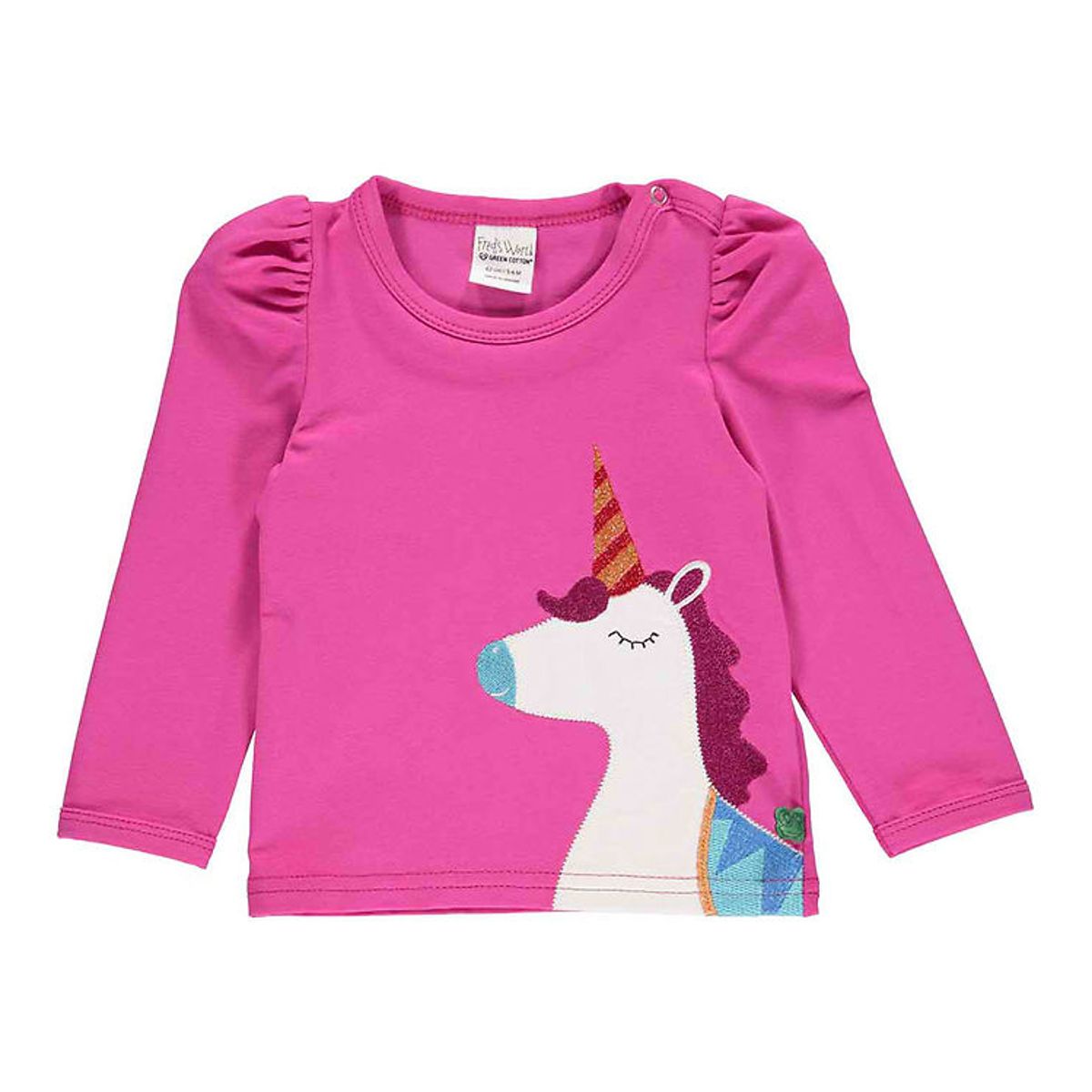 Freds World Bluse - Hello Unicorn - Fuchsia