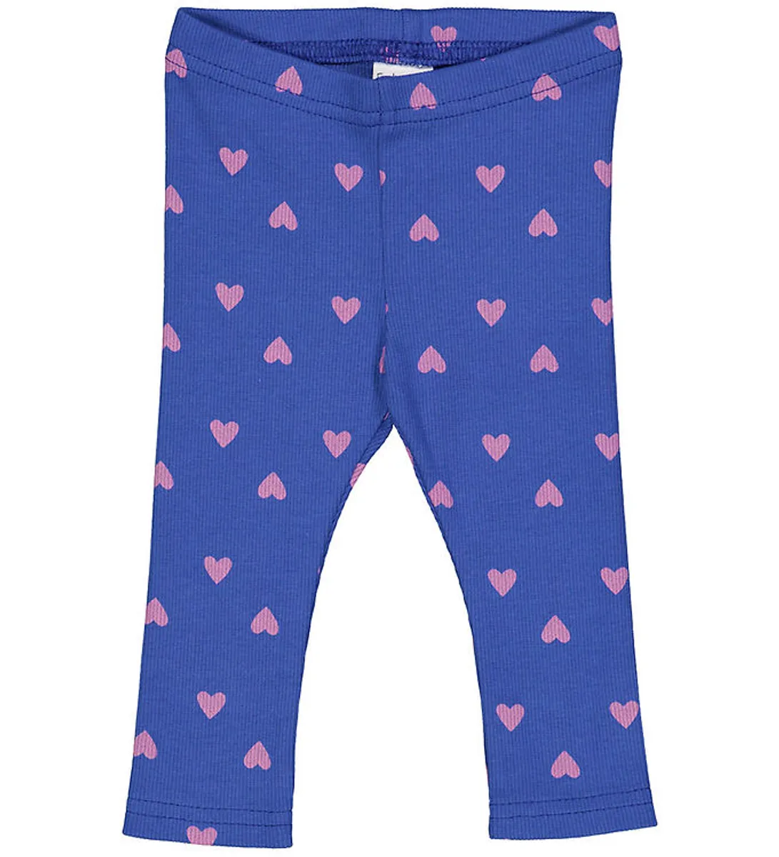 Freds World Leggings - Rib - Heart - Star Blue/Pink Haze