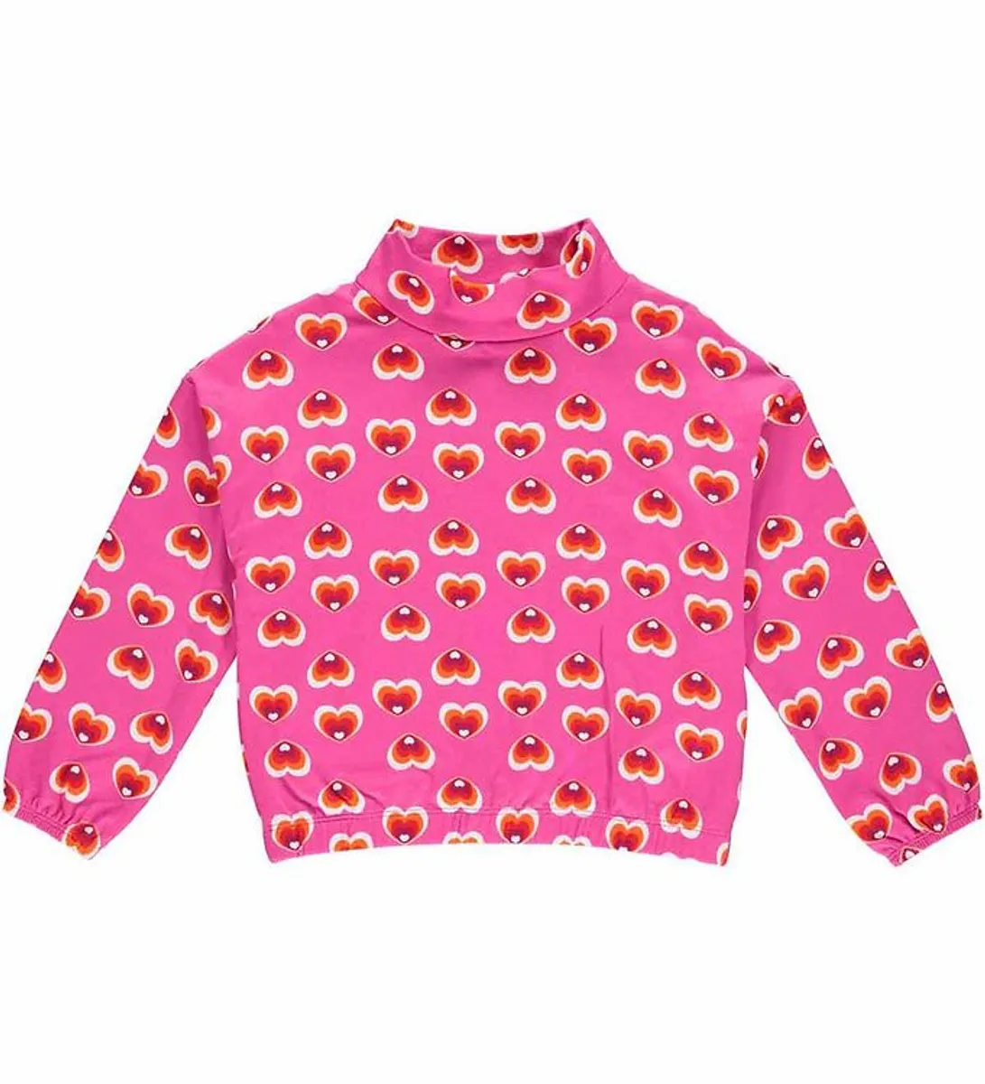 Freds World Sweatshirt - Heart - Fuchsia