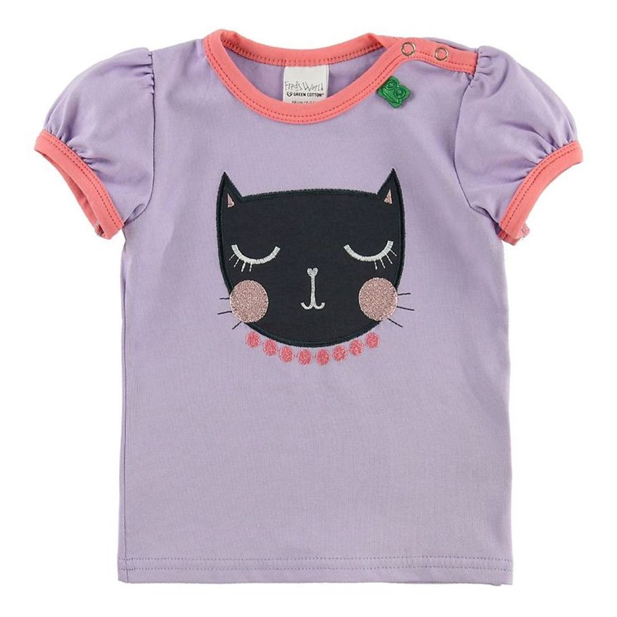 Freds World T-shirt - Lavendel m. Kat