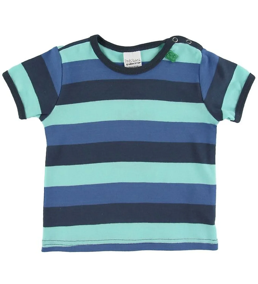 Freds World T-shirt - Multi Stripe - Blå