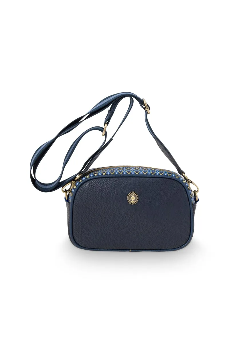 Frida Cross Body Bag Small Blue 21x6x13cm